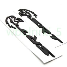 2 Pcs SRT Schriftzug Badges