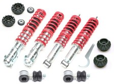 TA TECHNIX GEWINDEFAHRWERK + 4 DOMLAGER + KOPPELSTANGEN - VW POLO 6N | FAHRWERK