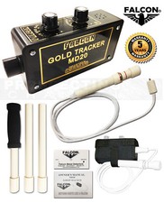 FALCON MD20 Metall Detektor Wasserfest Sonde + Halfter & Griff + 5 Jahr Garantie