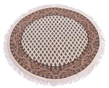 Orientteppich rund sarough mir - sarough,
