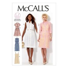 McCalls Schnittmuster M6696 - Kleid - ärmellos - Kurzarm - Top - Damen