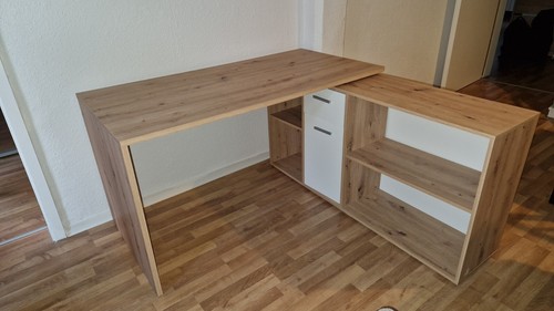 Schreibtisch aus holz inkl - schreibtisch,