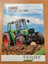 Fendt Farmer 240 250 260 S Traktor prospekt tractor brochure 40