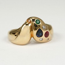 Ring in 585 Gold 14 Karat mit