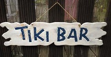 100cm Tiki Bar HAWAii Südsee Maori 100cm Rockabilly handgemalt Holz Schild 