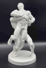 ❗️Herend Ringer Skulptur aus 1959 Art Déco "Bela P Farkas" Berlin Olympia 1936❗️