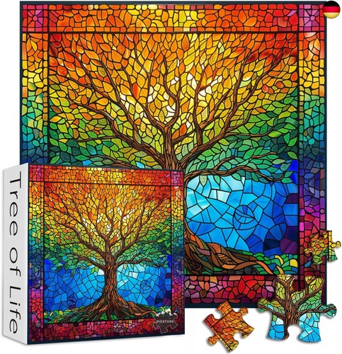 Pickforu buntglas puzzle - buntglas-puzzle, für