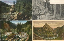 12 alte Ansichtskarten  aus dem Harz  vor 1945 Lot Konvolut Sammlung