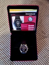 INSIGNUM Kreos Chronograph – Schwarz – Limitierte Edition – OVP & Zertifikat