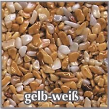 Balkonsanierung Komplettpaket mit Steinteppich Körnung 4-8 mm gelb weiß