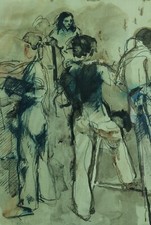 Alter Zeichnung Porträt