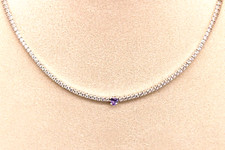 Tennis Halskette 925 Silber