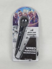 RockJam RJ-MC303 Kabel Karaoke Microphone 3m Kabel Mikrofone in Schwarz