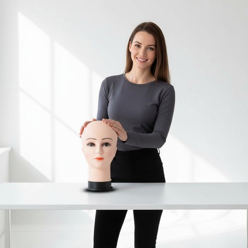 Blasgeformter mannequinkopf - blasgeformter,