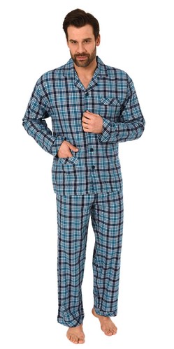 Herren flanell pyjama - herren,