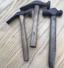 3 X Alte Antike Spezialhämmer