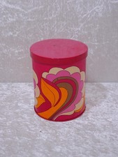 pke4z8 - Tchibo Pop-Art Design Kaffee Blechdose - Vintage um 1970 - 14,5 cm