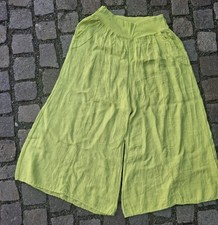 Hosenrock für Damen, Hellgrün, Leinen, M, Markenlos