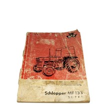 Massey Ferguson Schlepper MF133 Super Trecker Schlepper Betriebsanleitung