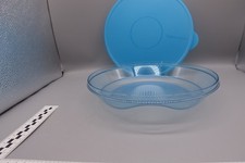 Tupperware Symphonie Donauwelle Schüssel blau türkis 1,5 L flach Plätzchen Tomat