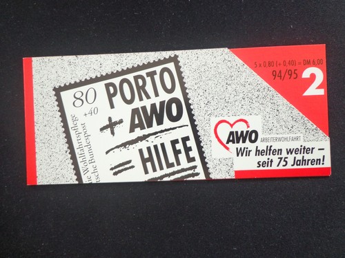 Wohlfahrt markenheft awo - markenheft, "awo"