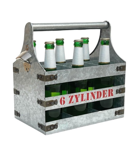 Bierträger metall mit öffner - metall,