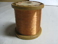 Kupfer- Basteldraht sehr dünn 0,08 mm² auf Rolle Gesamtgewicht 1,356 Kg