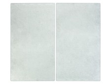LIVARNO home Glas-Herdabdeckplatten, 2 Stück (grau) - B-Ware sehr gut