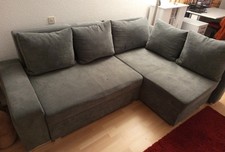 Graues Schlafsofa Ecksofa