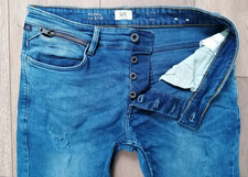 s.Oliver Jeans, Hose, Gr. W 34 L 2, 34/32, blau, Style RICK, used/destroyed