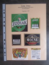 Bieretiketten Polen, Kłodawa, Zodiak