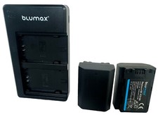 2x Blumax 2040 mAh Akku + Ladegerät Set Lader für Sony NP-FZ100 Alpha Kamera NEU
