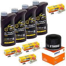 Öl Inspektion für Aprilia Caponord 1200 VK 2013-2017 Set 4L Ölfilter Zündkerzen