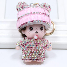 Schlüsselanhänger  Strass Autoanhänger MONCHICHI Taschenanhänger