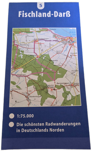 Fahrradkarte fischland darß - fahrradkarte, fischland-darß