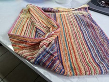  Handtuch -  - -schön Retro  Nie Benutzt Top Streifen 