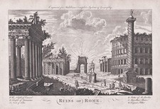 Rom Rome Roma Colosseum Italien Italia Italy engraving Kupferstich 1777