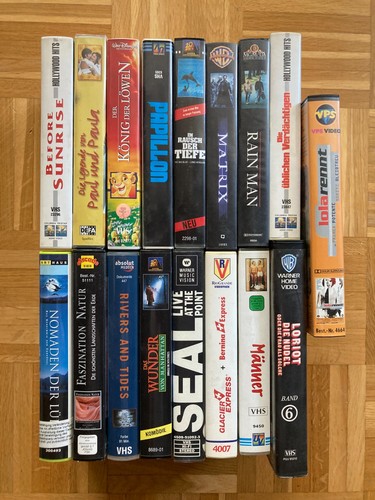 Konvolut vhs kassetten - vhs,