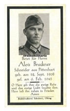 Orig sterbebild grenadier - sterbebild,