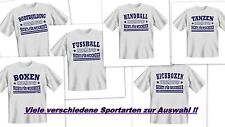 Sport T-Shirt Herren - Sprüche Sportshirt - verschiedene Sportarten - Top Tshirt