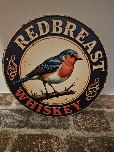 Redbreast whiskey alu schild - alu,