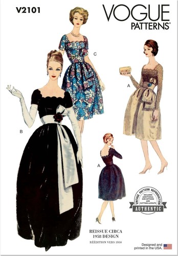 Schnittmuster retrokleid 50er - retrokleid,