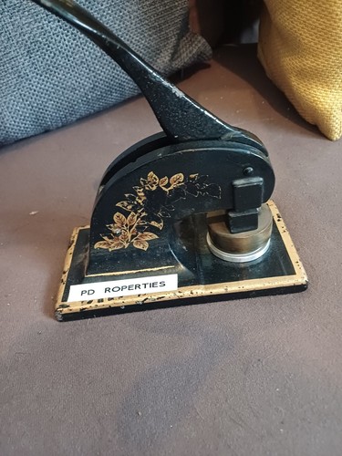 Antike gusseisen stempelpresse - antike,