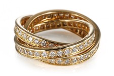 Cartier trinity ring - ring, 105