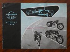 ZÜNDAPP   Prospekt MODELLE