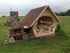 Gartenpavillon Holz | Gartenhaus | Gartenlaube | Partyhütte | Gartenmöbel