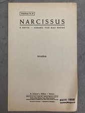 Narcissus E. Nevin Arrang von Max Rhode Accordeon Solo Noten Akkordeon