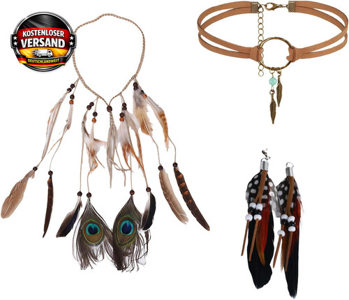 Damen indianerkostüm mit - damen,