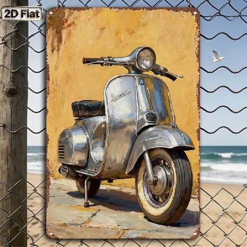 Blechschild vespa motorroller - vespa,