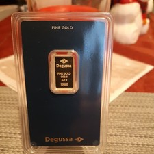 Goldbarren - Degussa - 2,5g